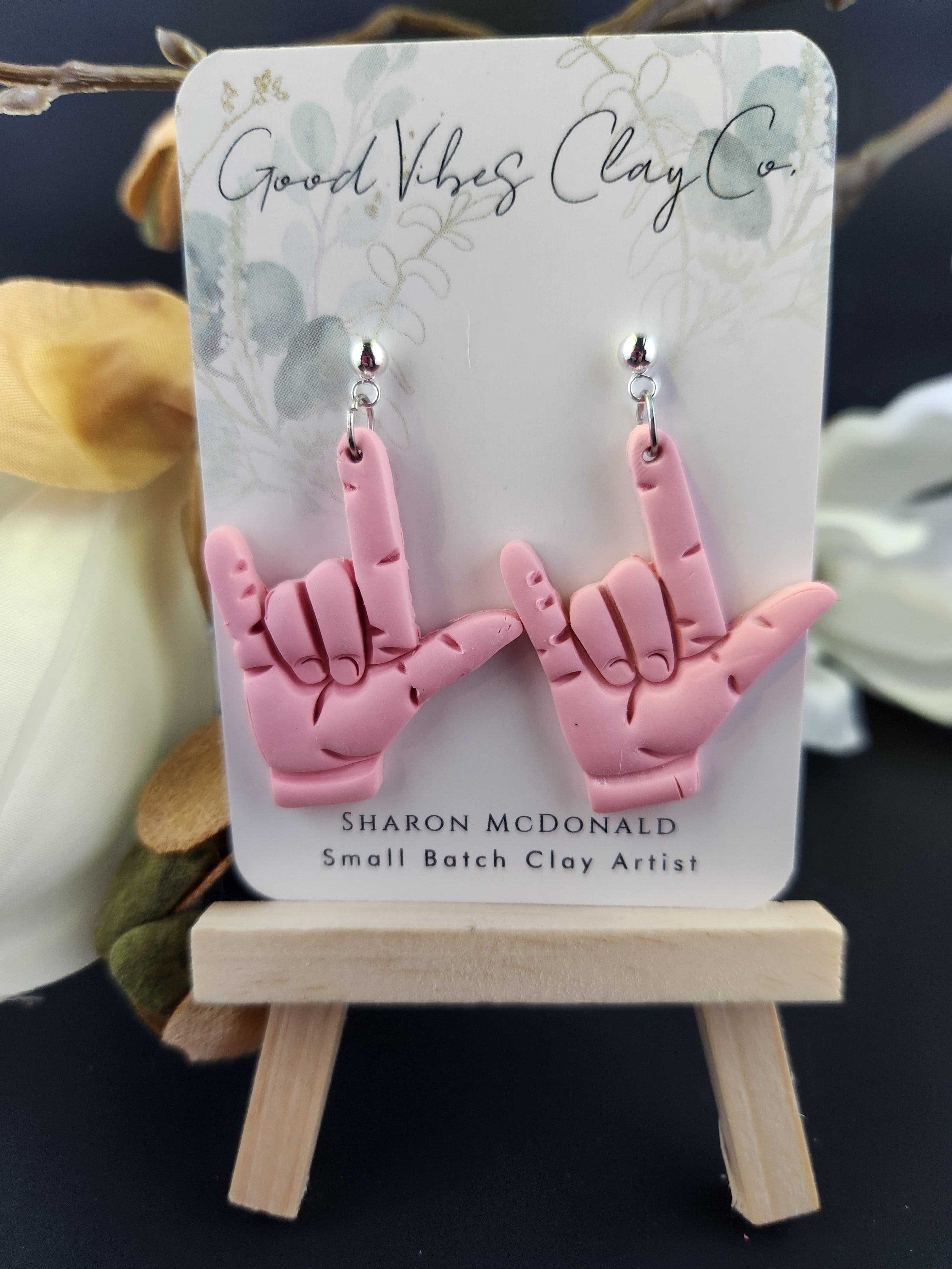 ASL I Love You Dangles